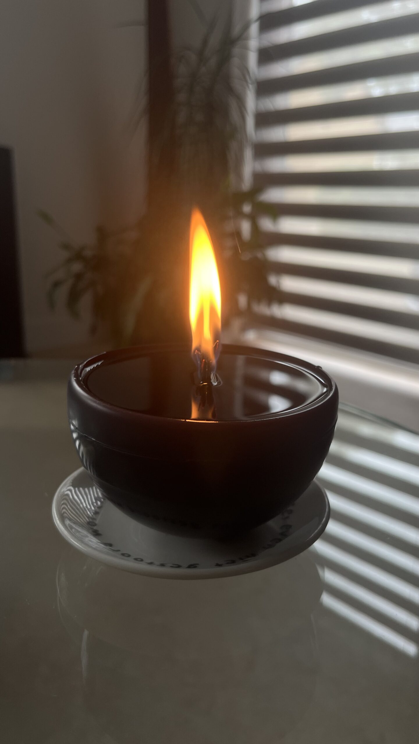 Kaars/ candle - squashbal - Afbeelding 2